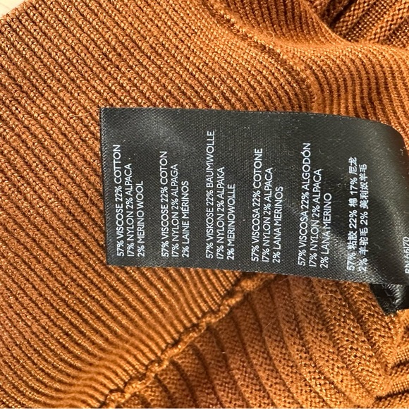 Anthropologie Rust Crew Neck Sweater - Picture 7 of 8